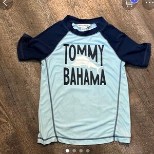 tommy bahama youth SWIM boys rashguard size 5 GUC